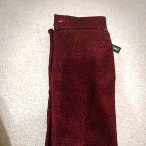 Burgendy pants